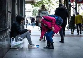 Una escena habitual en Bilbao.