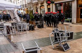 Disturbios en la manifestación del 3 de Marzo en Vitoria