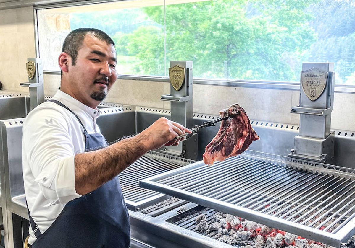 Tetsuro Maeda en 'Txispa', uno de los nuevos soles vascos.