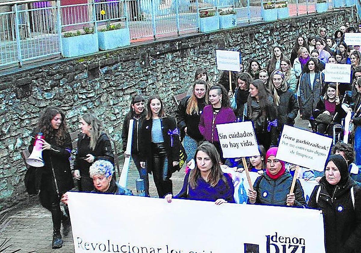 El año pasado se organizó una manifestación para reivindicar «los cuidados en el centro».