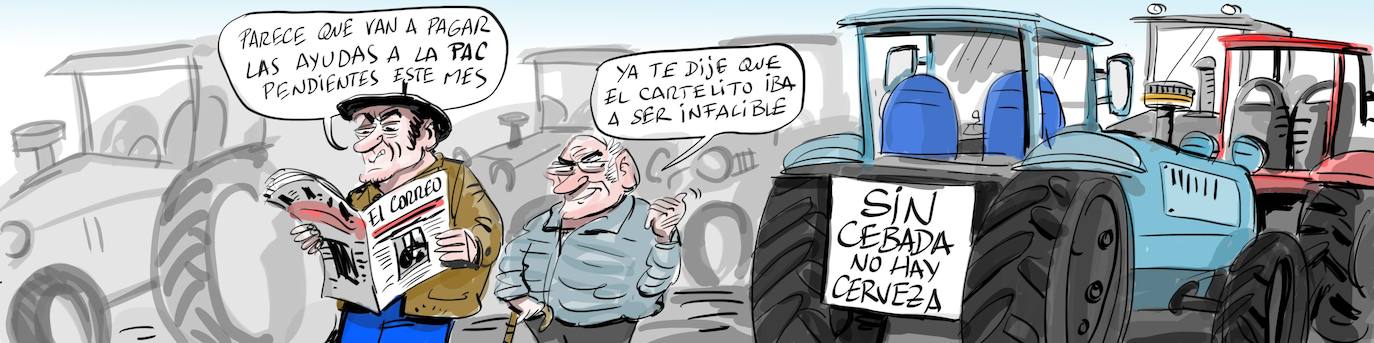 La viñeta de Cerrajería y las ayudas a los agricultores alaveses