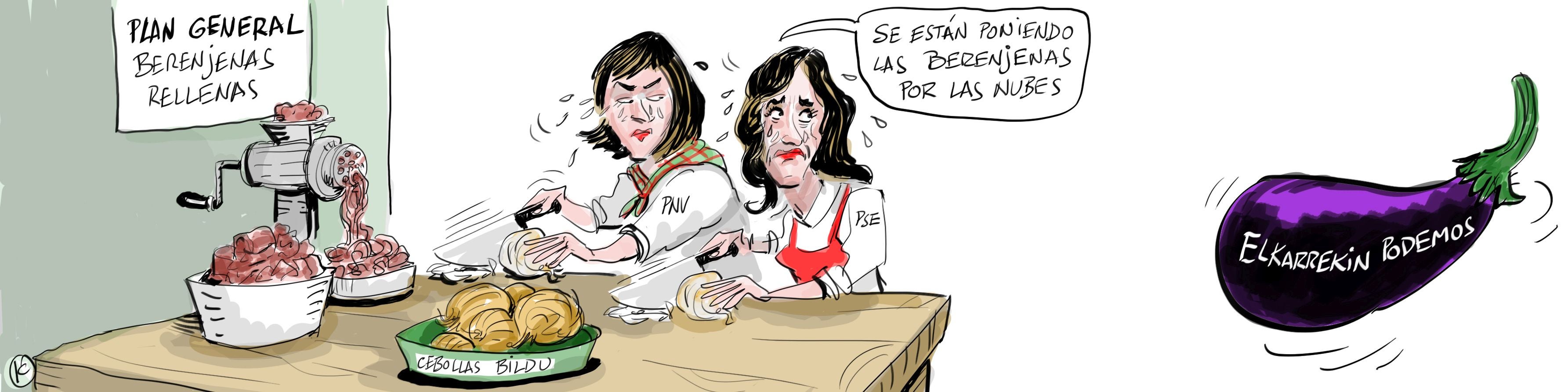 La viñeta de Cerrajería sobre el Plan General de Vitoria