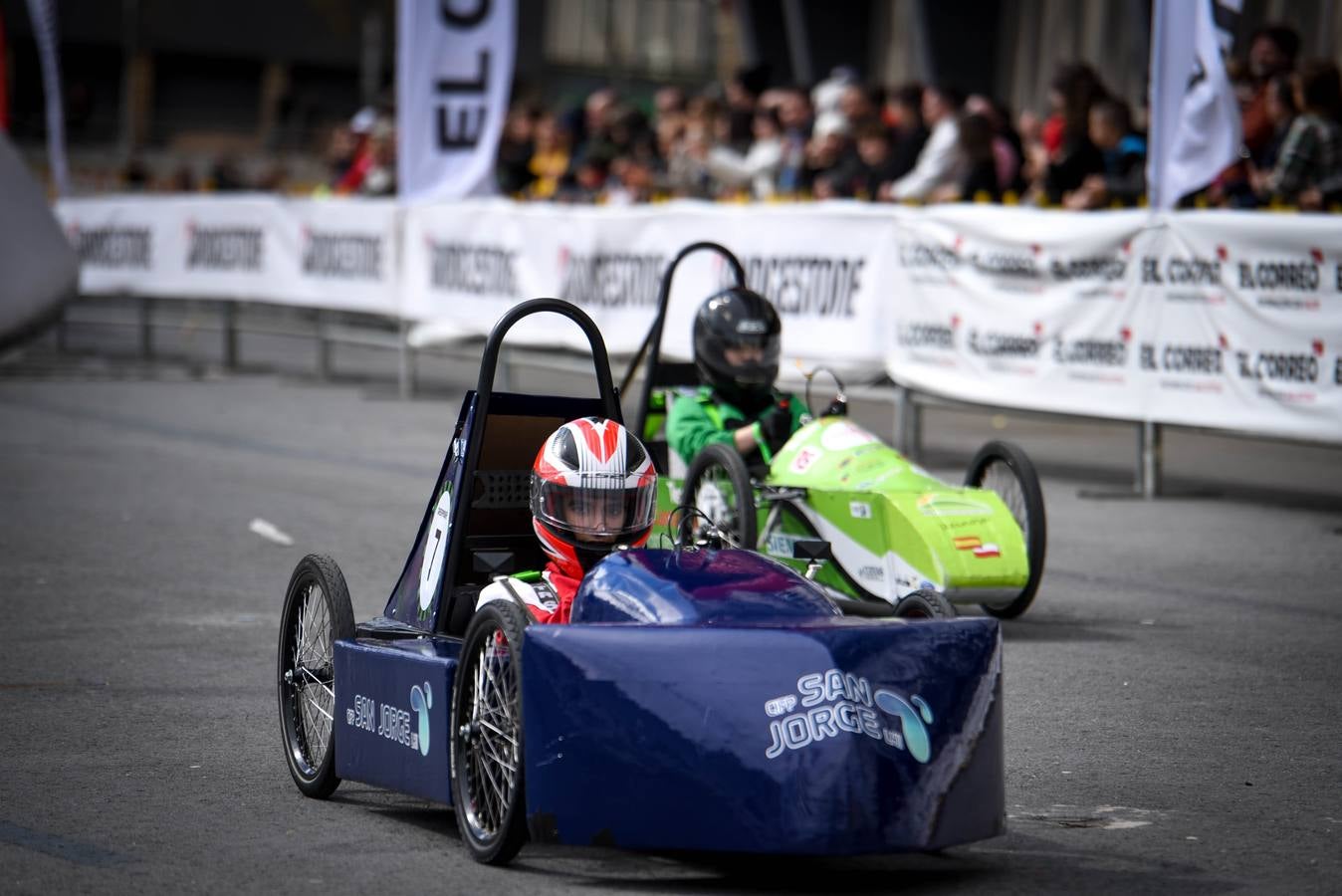 Campeonato de vehículos eléctricos en San Mamés