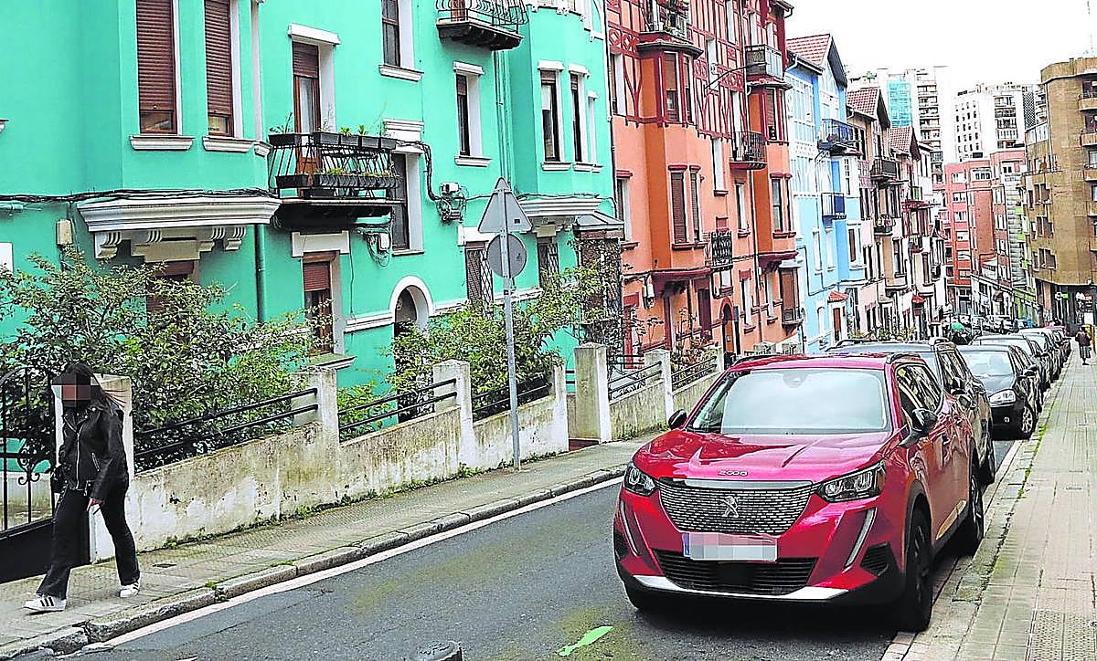 Zona del barrio de Irala donde se produjo el ataque