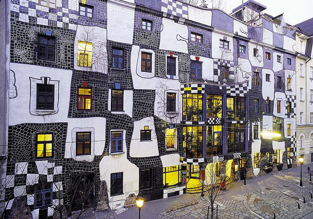 Viviendas de Hundertwasserhaus, complejo residencial de titularidad municipal en Viena.