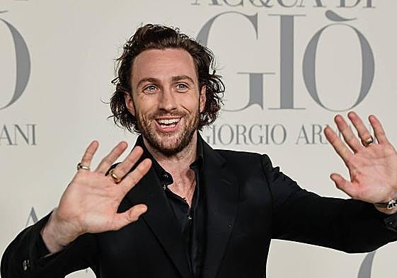 El actor Aaron Taylor-Johnson.