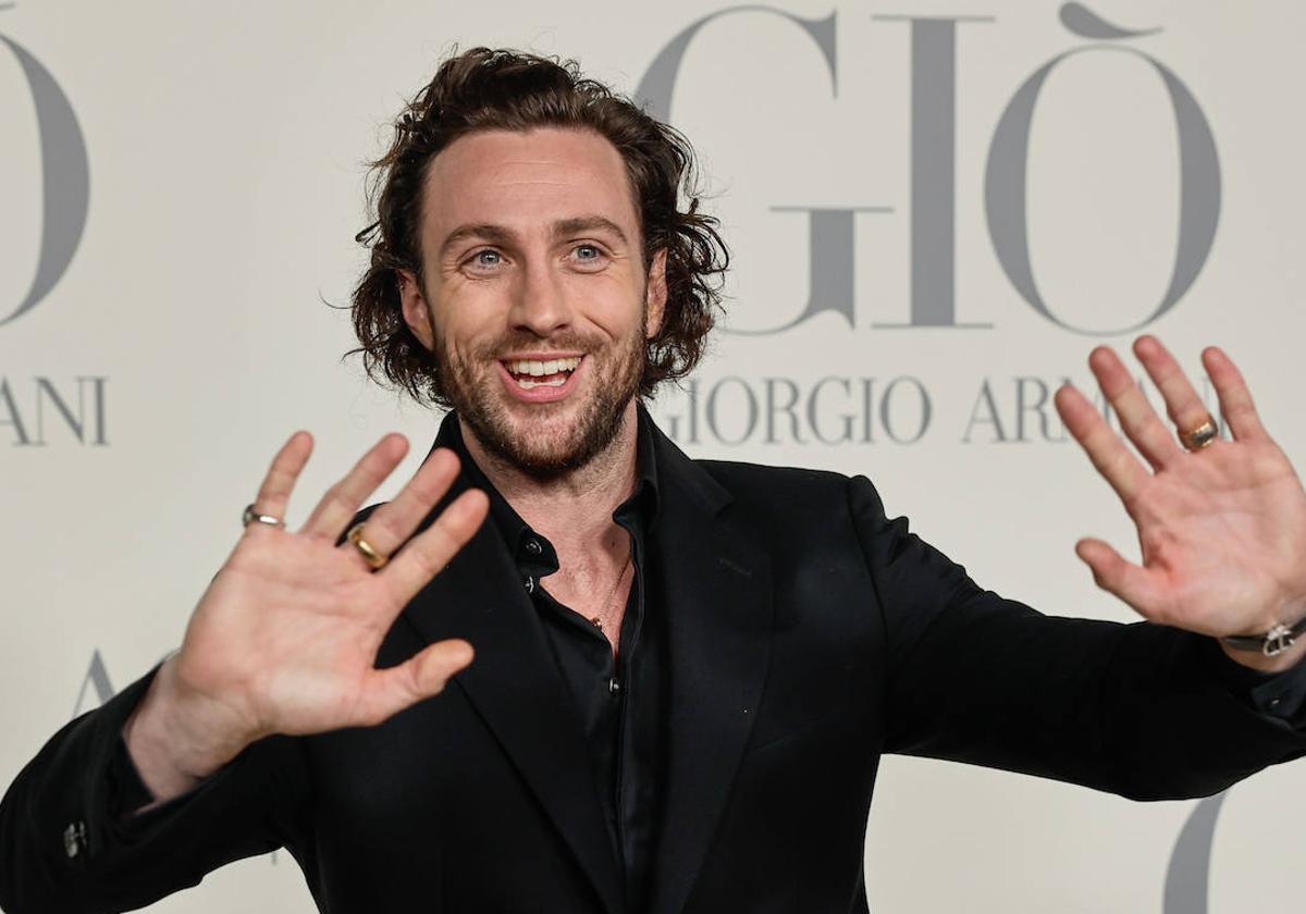 El actor Aaron Taylor-Johnson.