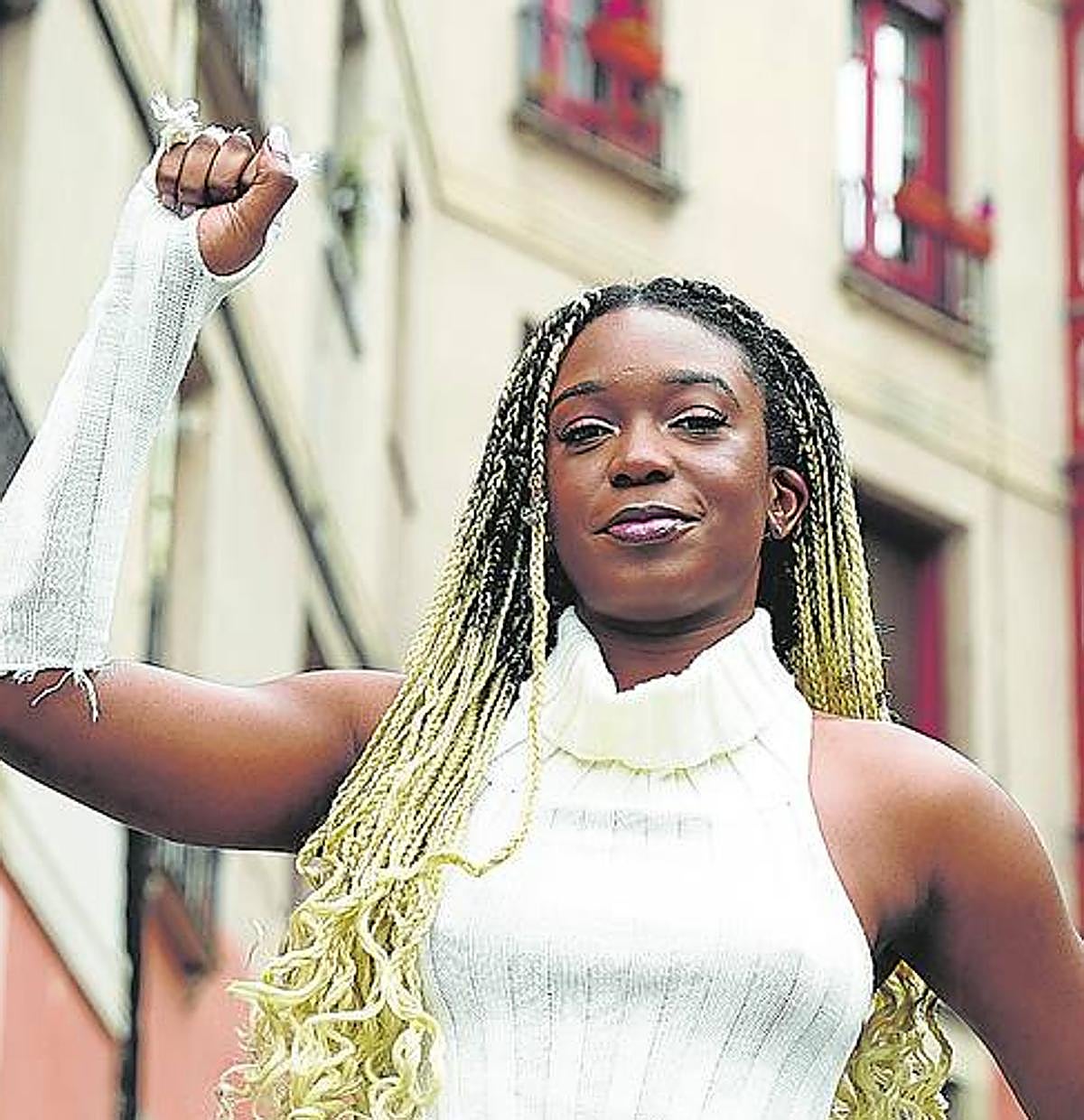 Quinndy Akeju, en Bilbao.