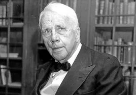 Robert Frost, en una imagen de 1959.