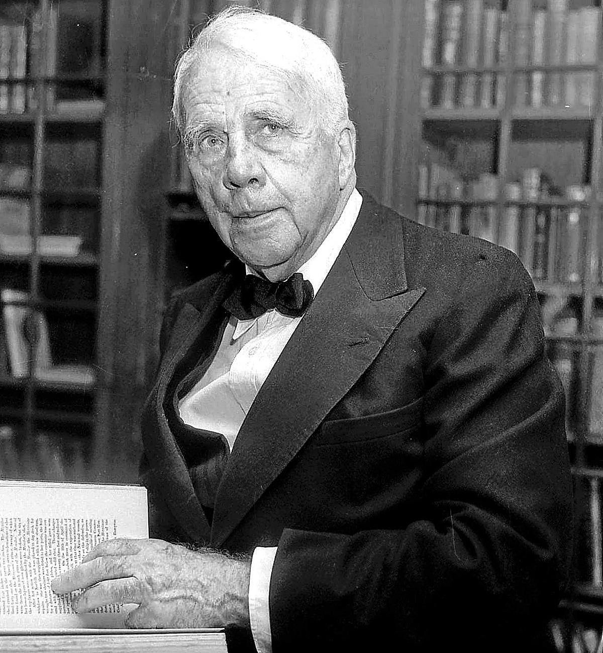 Robert Frost, en una imagen de 1959.