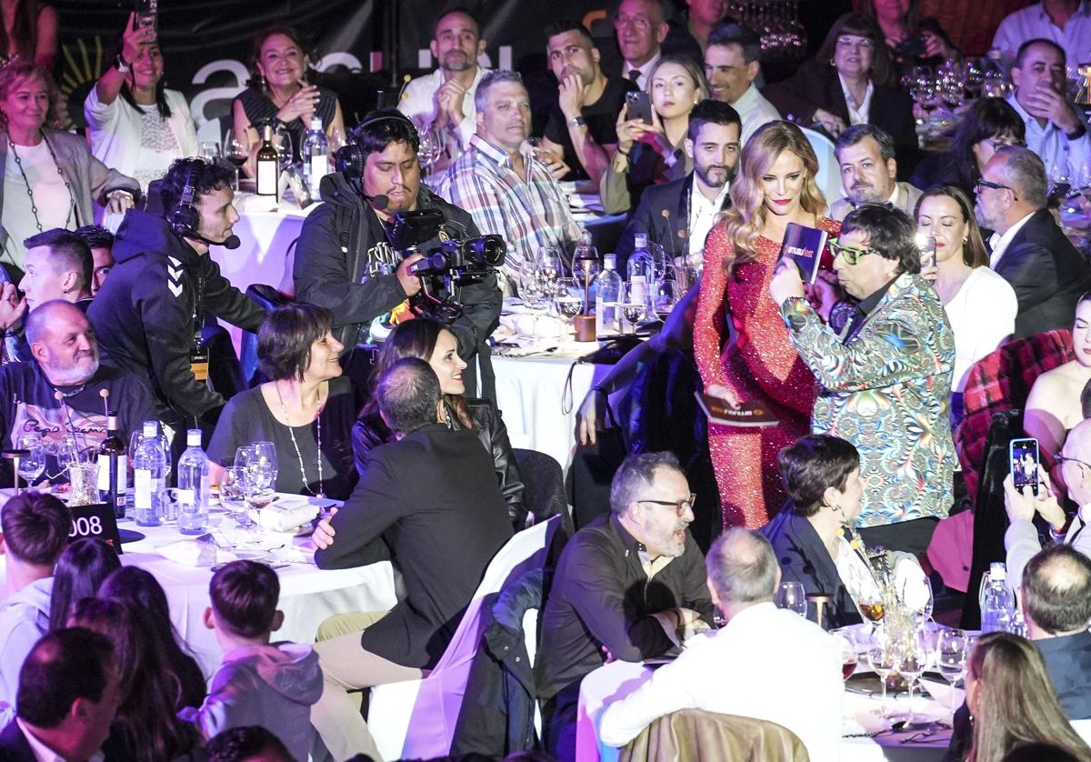 Un momento de la cena en el Buesa Arena.