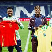 Vinicius agradece el apoyo de Nico Williams: «Que él me defienda es muy importante para mí»