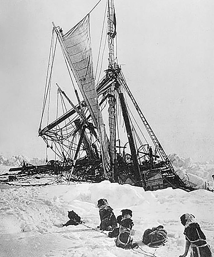 Imagen secundaria 2 - Las fotografías fueron captadas por el australiano Frank Hurley, embarcado en la expedición