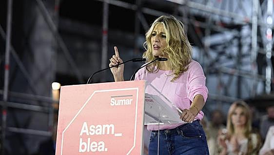 Sumar recibe en Euskadi a Yolanda Díaz para ganar terreno sobre Podemos