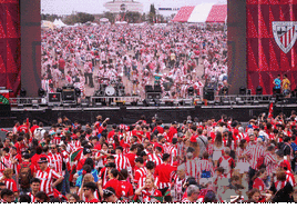 Así vivieron las horas previas a la final de Copa los 70.000 hinchas rojiblancos