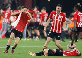 Las bonitas palabras que Ander Herrera dedica a Muniain y De Marcos: «Sois irrepetibles»