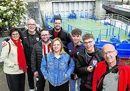 Desde Toledo, el clan de los Romero, herederos de la afición al Athletic del padre de los mayores.