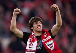 Un pequeño león de Bermeo: la foto de la infancia de Unai Gómez que entusiasma a la afición del Athletic