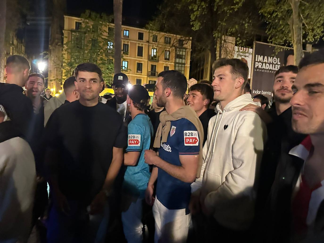 La fiesta de los jugadores del Athletic por el centro de Bilbao