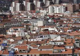 Imagen de archivo de viviendas de Bilbao.