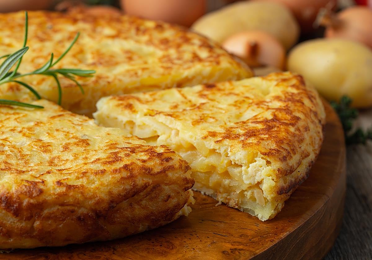 El aumento de la cesta de la compra a través de la tortilla de patata