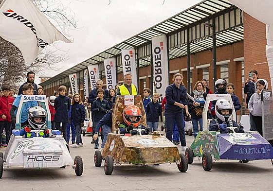 Una competición en la edición pasada del circuito en Leioa