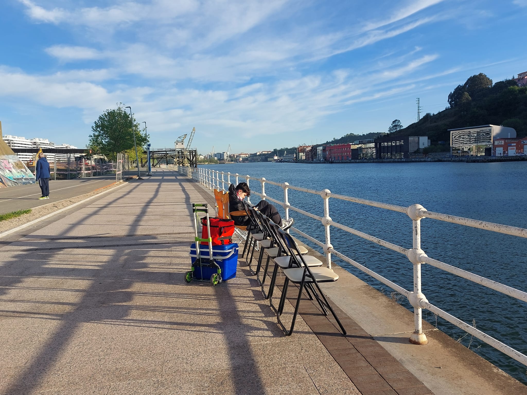 Barakaldo, fotos e información: «Tengo muchas ganas de ver pasar mi primera gabarra»