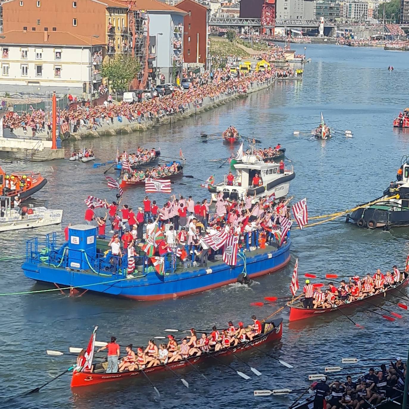 El recorrido de la gabarra foto a foto