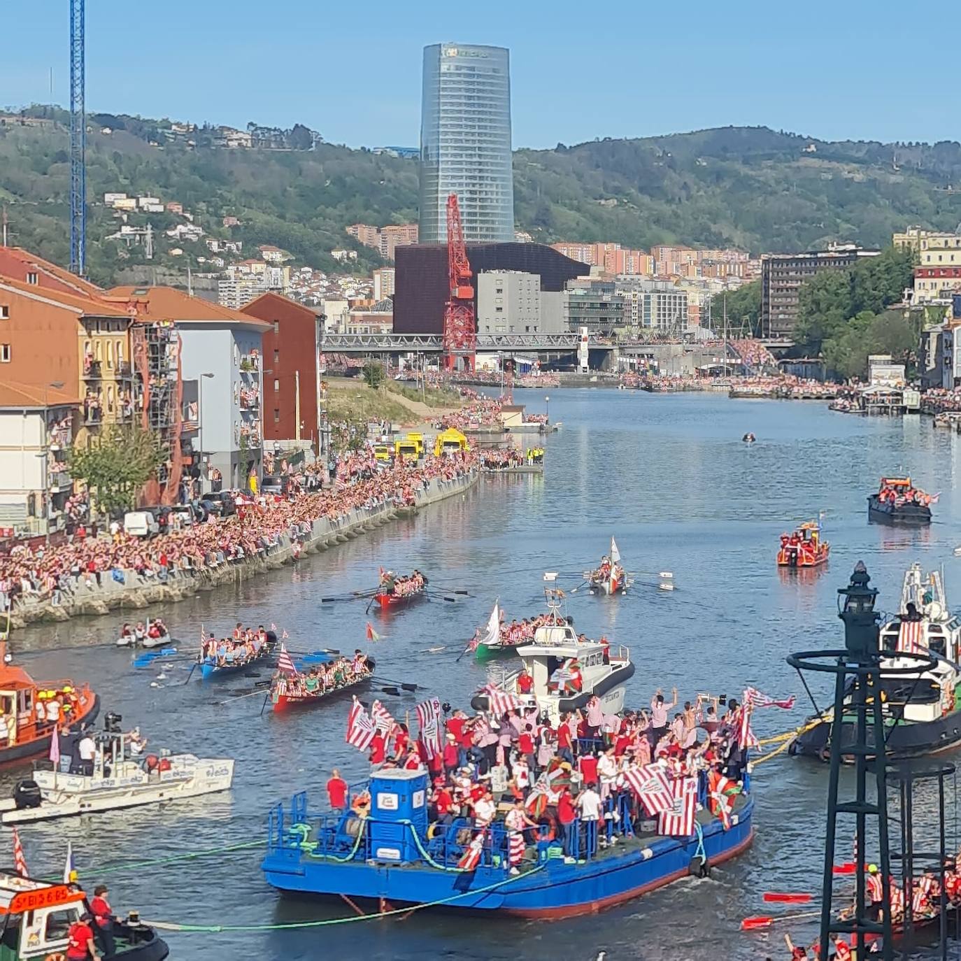 El recorrido de la gabarra foto a foto