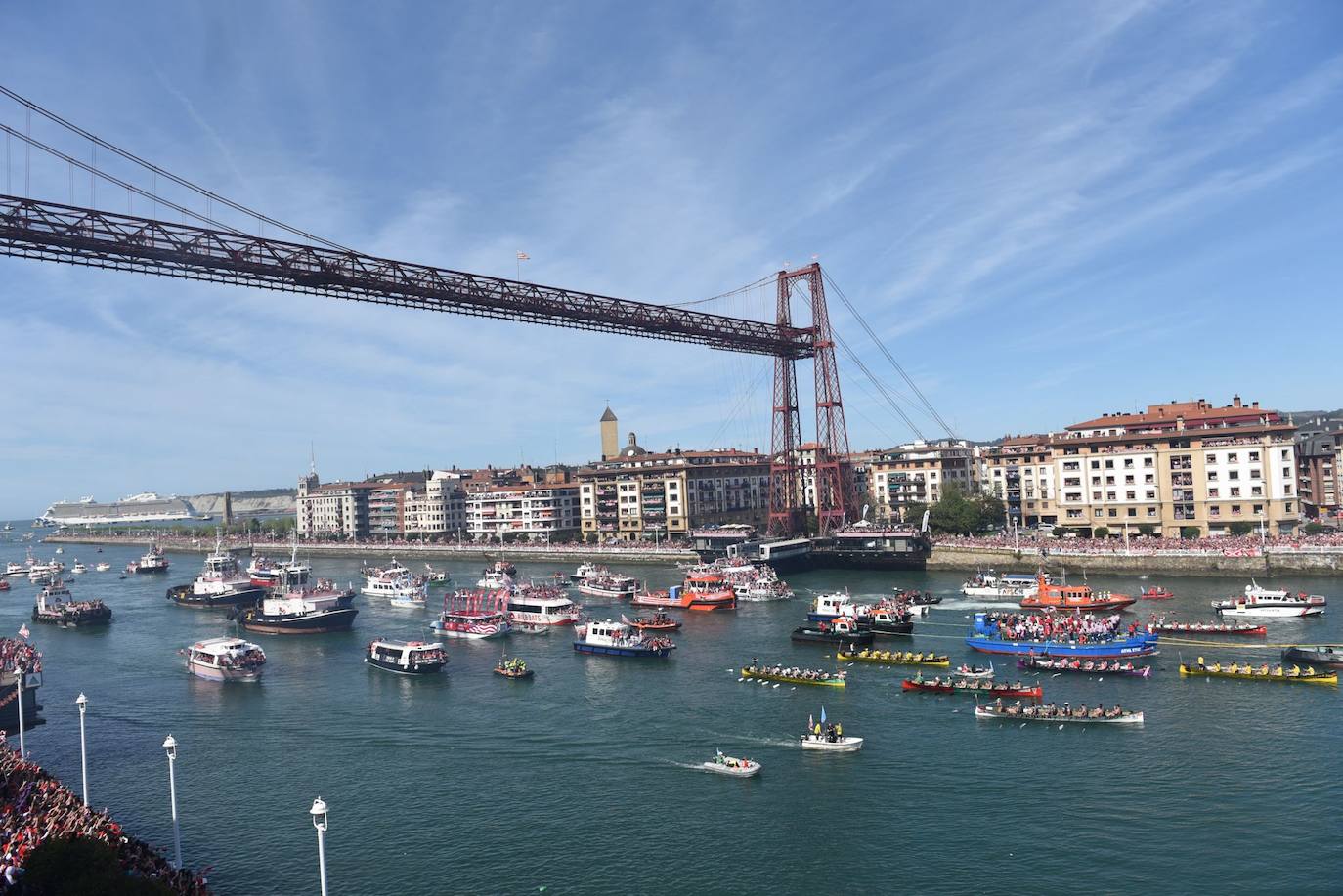 El recorrido de la gabarra foto a foto