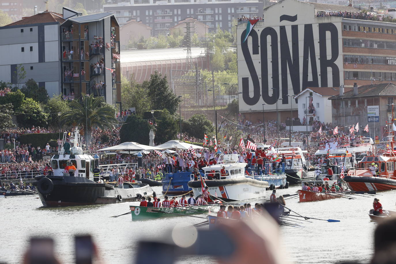 El recorrido de la gabarra foto a foto