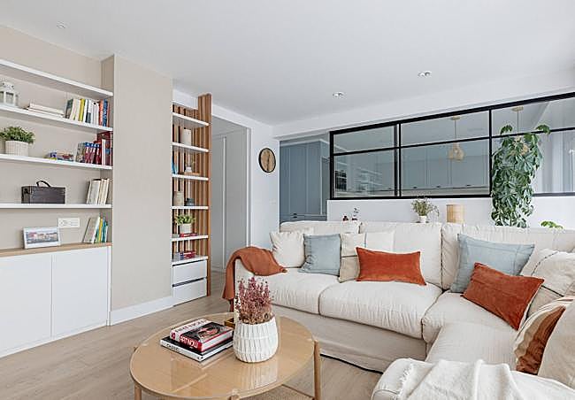 El nuevo salón es luminoso y muy acogedor.