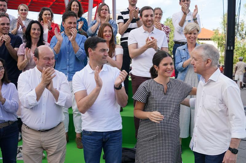 Urkullu, hoy en Getxo junto apOrtuzar, Pradales y Maitane Ipiñazar, 'número dos' por Bizkaia.