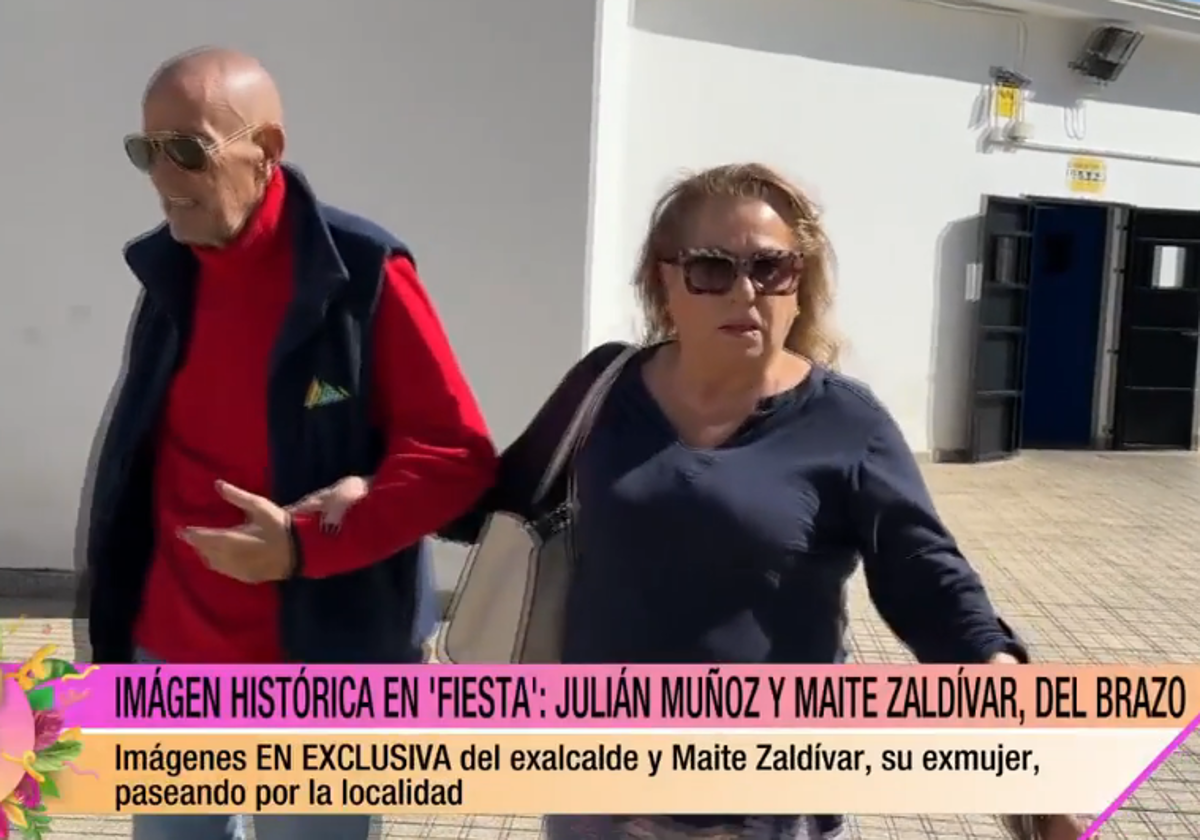 La primera imagen juntos de Julián Muñoz y Mayte Zaldívar 20 años después de la infidelidad con Isabel Pantoja