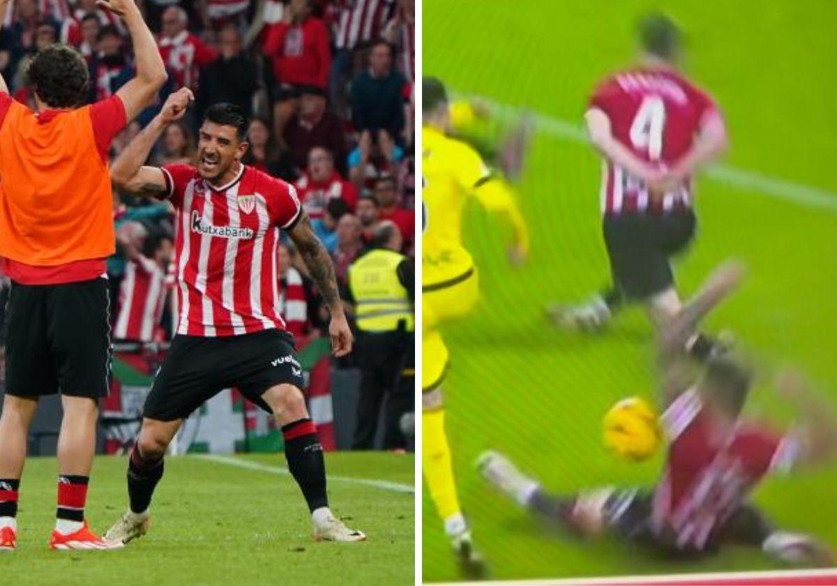 Repetición del dudoso penalti.