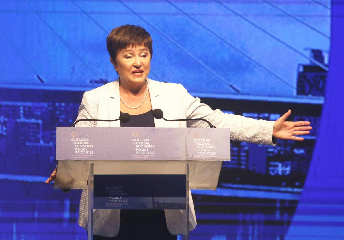 Kristalina Georgieva, reelegida directora gerente del FMI.