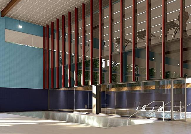 La piscina de aprendizaje para niños estará donde antes se ubicaban las gradas.