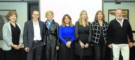 Begoña Rodríguez, David García, María Caballero, Marta Martínez, Lorena Gracia, Marta Uriarte y Julián Trullén.