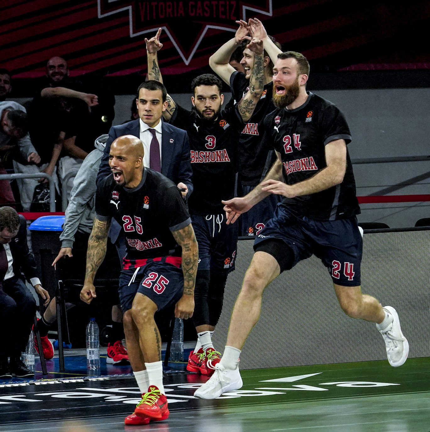 La crucial victoria del Baskonia sobre el Virtus Bolonia