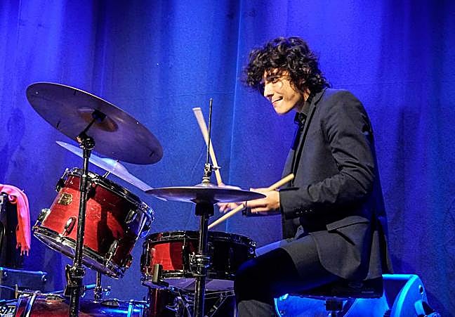 El jovencísimo baterista David Puime que dará que hablar-