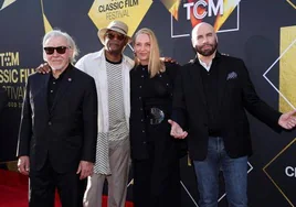 Los actores de 'Pulp Fiction', en el homenaje a los 30 años de la película.