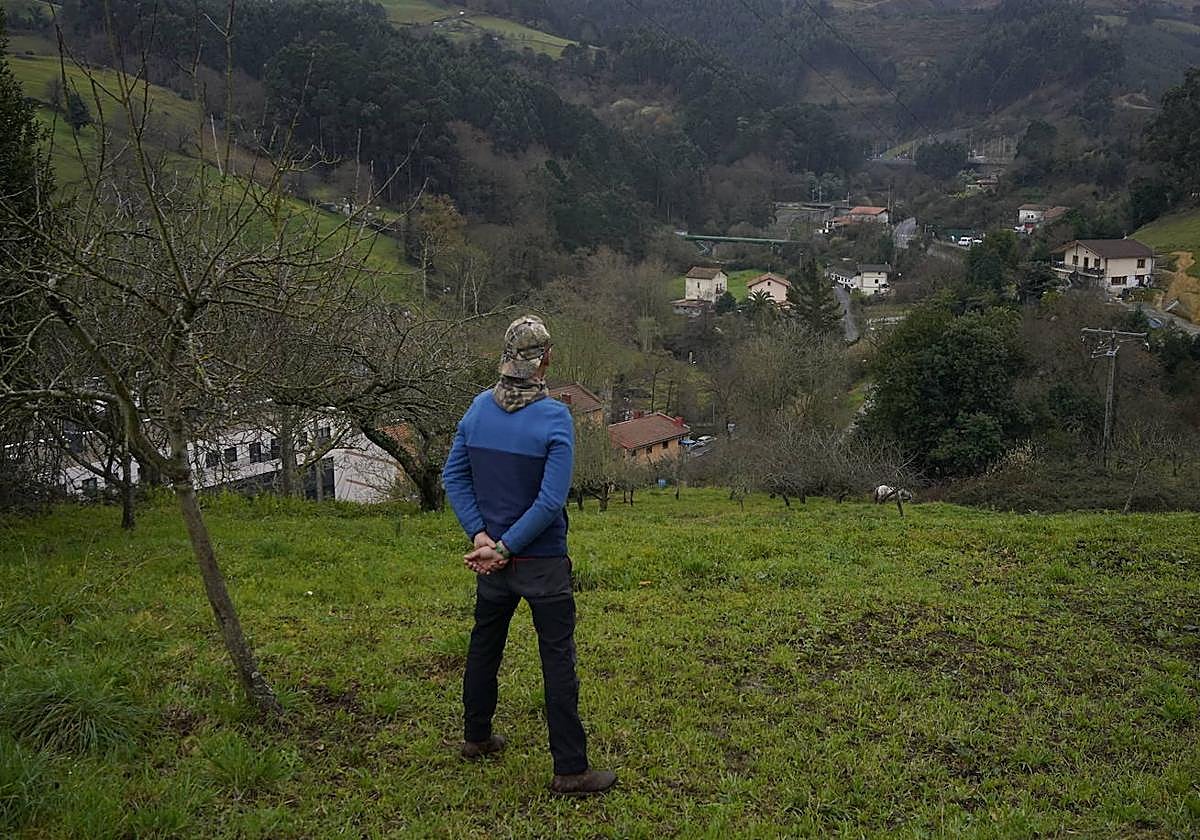 Imagen del valle de Barakaldo que se verá afectado por la construcción de la Variante Sur Ferroviaria.