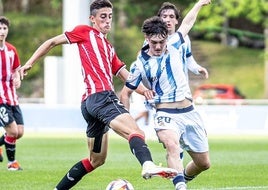 El Bilbao Athletic sacó un punto de oro en Zubieta.