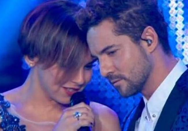 Chenoa y David Bisbal en el reencuentro de 'OT' en 2016.