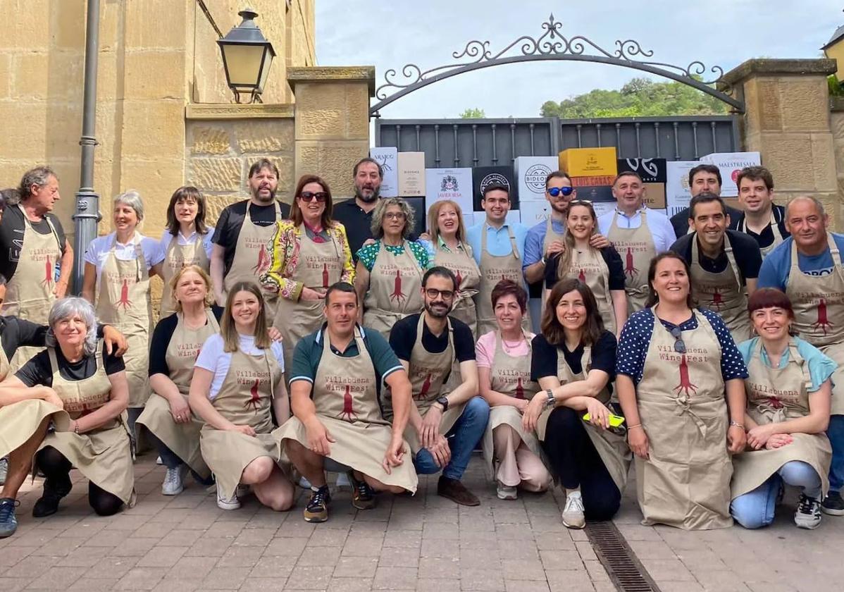 Foto de familia de los elaboradores en la edición del año pasado.