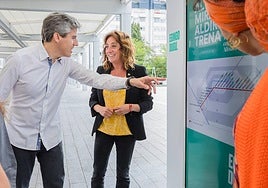 Unai Fernández de Betoño, durante la campaña de las elecciones municipales y forales del pasado año.