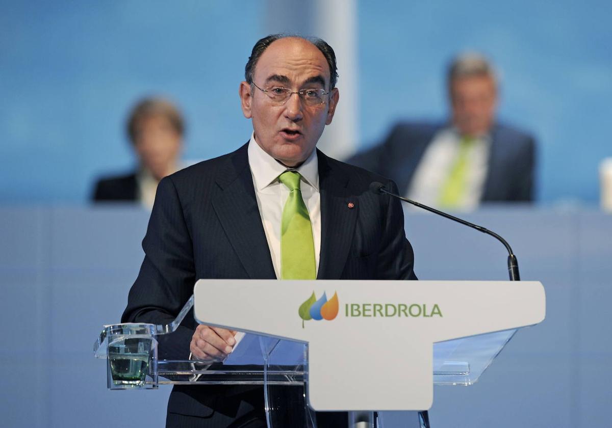 El presidente de Iberdrola, Ignacio Galán.