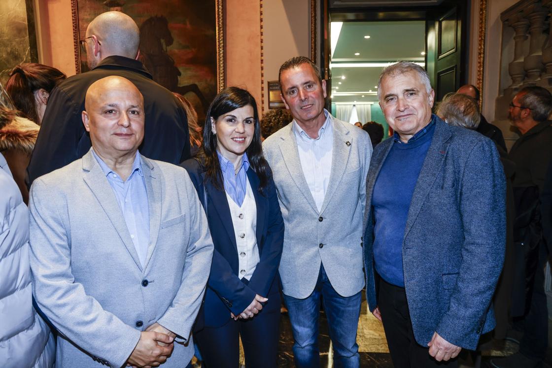 Ángel Lamelas, Edurne Parro, Iñaki Vivanco y José Luis Martín.