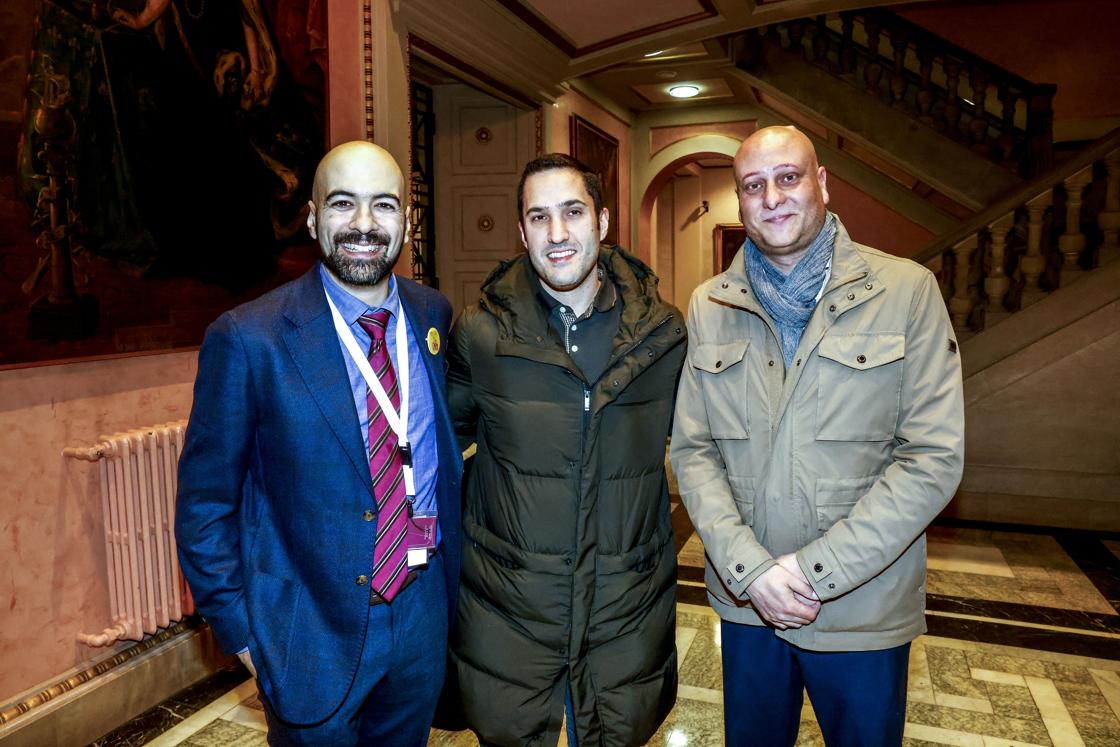 Alain Coloma, Borja Rodríguez y Pascual Borja.
