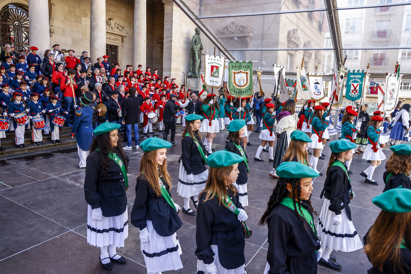 La Tamborrada de San Prudencio también es cosa de pequeños